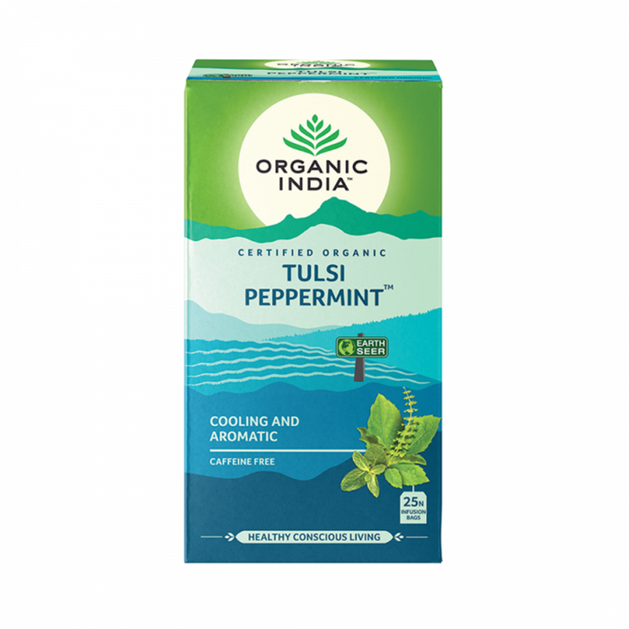 Organic India Tulsi Peppermint 25 teabags - The Health Shop