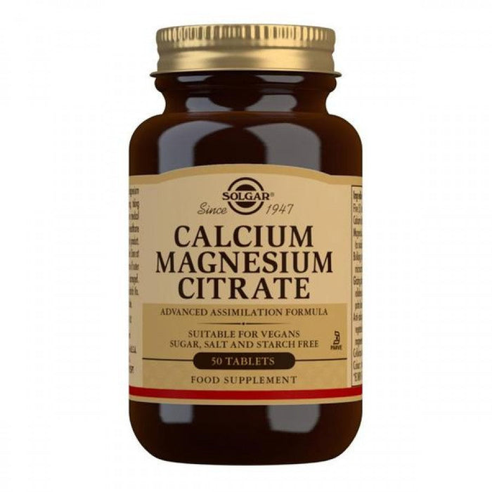 Solgar Calcium Magnesium Citrate 50tabs - The Health Shop