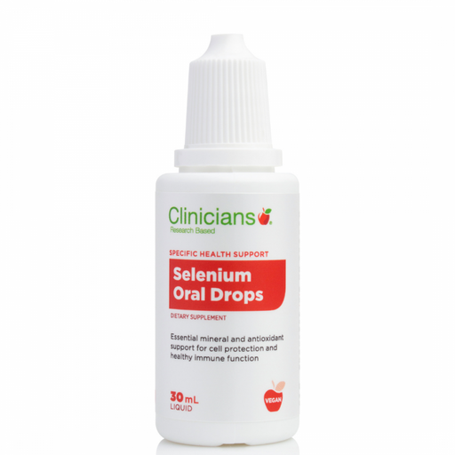 Clinicians Selenium Oral Drops 30ml - The Health Shop