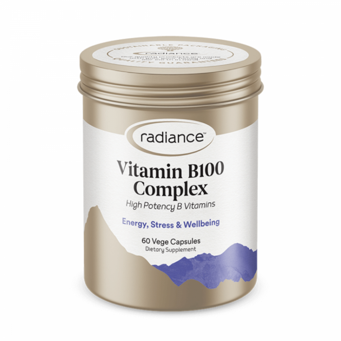 Radiance Vitamin B100 Complex 60caps - The Health Shop