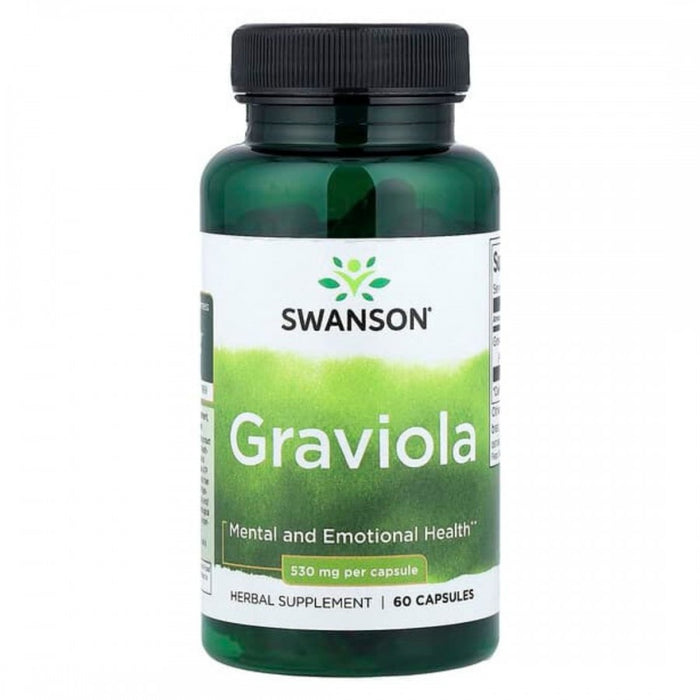 Swanson Graviola 530mg 60caps - The Health Shop