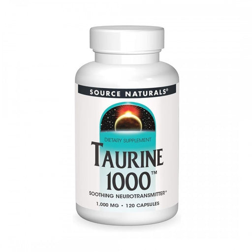Source Naturals Taurine 1000 120caps - The Health Shop