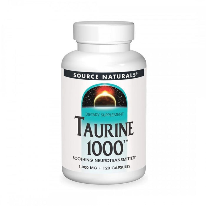 Source Naturals Taurine 1000 120caps - The Health Shop