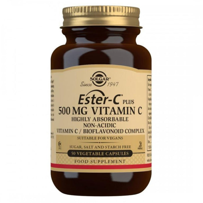 Solgar Ester-C Plus 500mg Vitamin C 50caps - The Health Shop