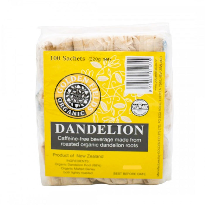 Golden Fields Organic Dandelion 100 Sachets - The Health Shop