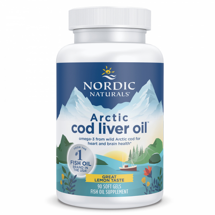 Nordic Naturals Arctic Cod Liver Oil 90 softgels - The Health Shop