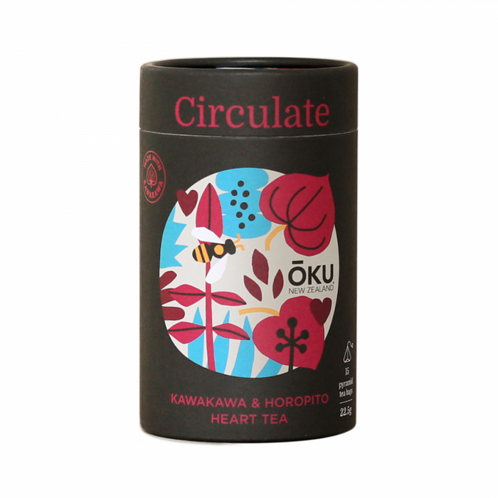 OKU Circulate Kawakawa Blended Tea 15 teabags - The Health Shop