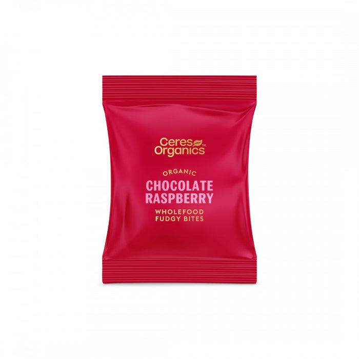 Ceres Organics Organic Wholefood Fudgy Bites, Chocolate Raspberry 120g - The Health Shop