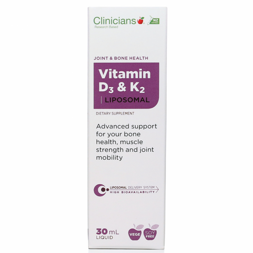 Clinicians Vitamin D3 & K2 Liposomal 30ml - The Health Shop
