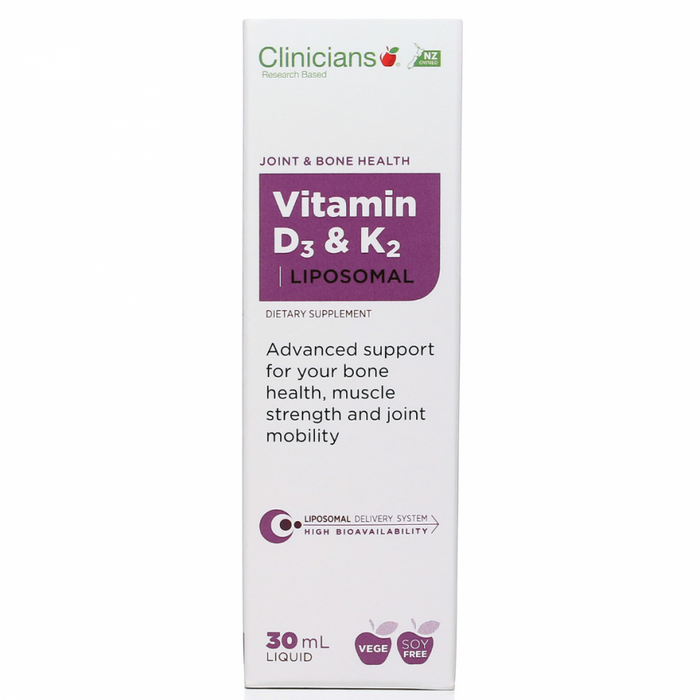 Clinicians Vitamin D3 & K2 Liposomal 30ml - The Health Shop