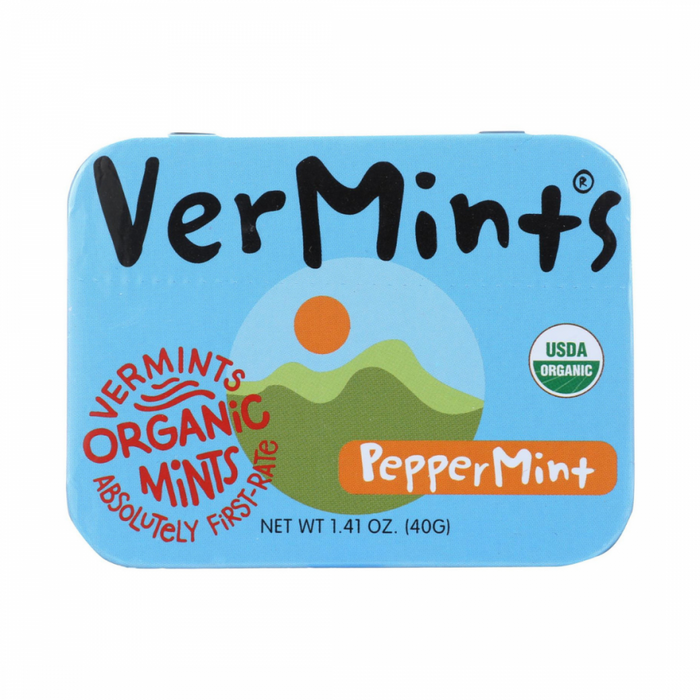VerMints Organic Mints - Peppermint - The Health Shop