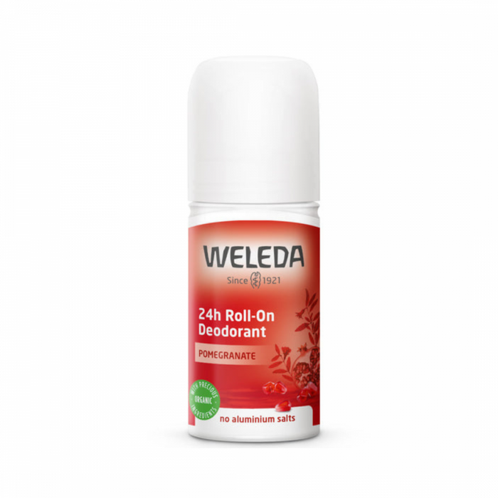 Weleda 24h Roll-On Deodorant - Pomegranate 50ml - The Health Shop