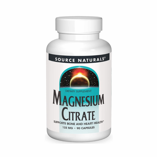 Source Naturals Magnesium Citrate 133mg 90caps - The Health Shop