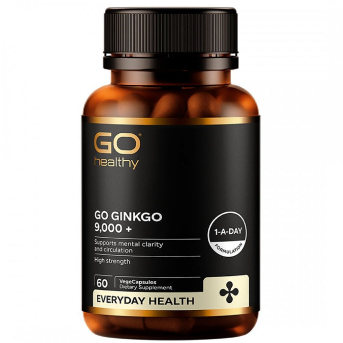 GO Healthy Ginkgo 9,000 + 60vcaps - The Health Shop