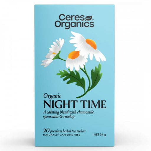 Ceres Organics Organic Night Time 20 herbal tea sachets - The Health Shop