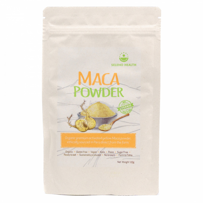 Seleno Health Organic Activated Peruvian Maca Powder 125g - The Health Shop