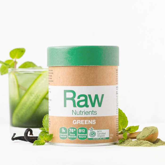 Amazonia Raw Nutrients Greens 120g - The Health Shop