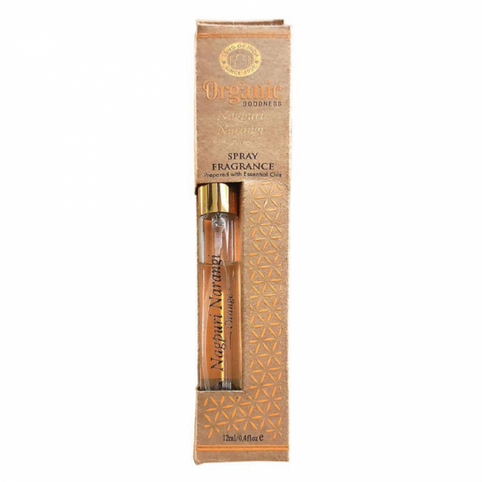 Organic Goodness Spray Fragrance, Orange Nagpuri Narangi 12ml - The Health Shop
