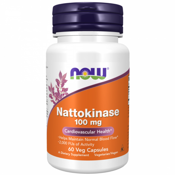 NOW Nattokinase 100mg 60vcaps - The Health Shop
