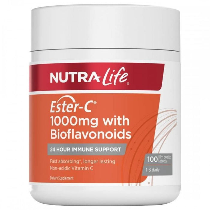 Nutra-Life Ester-C 1000mg with Bioflavonoids 100tabs - The Health Shop