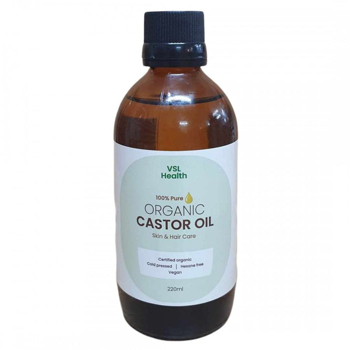 VSL Health Organic Castor Oil 220ml - The Health Shop