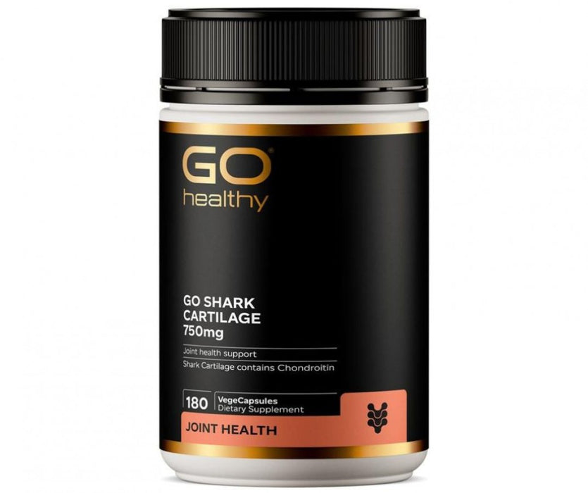 GO Healthy Shark Cartilage 750mg 180vcaps - The Health Shop