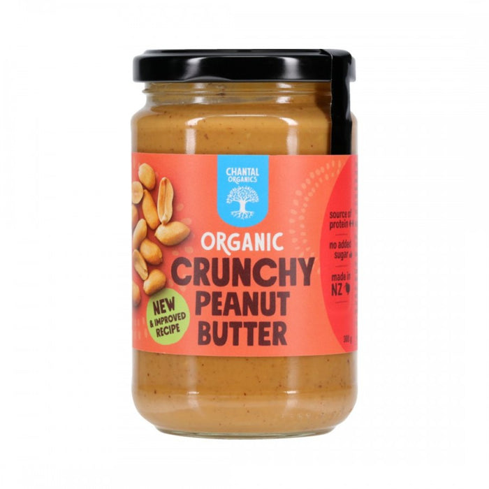 Chantal Organics Organic Crunchy Peanut Butter 300g - The Health Shop