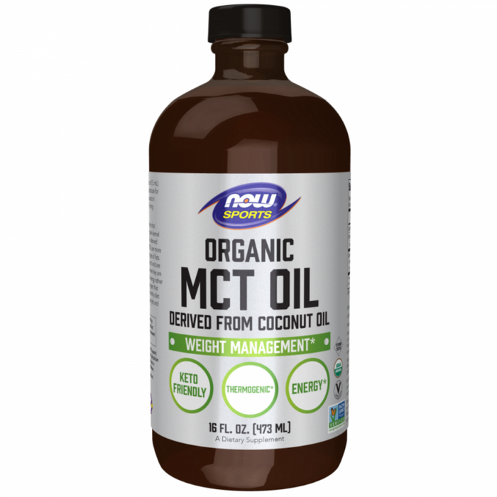 NOW Sports Organic MCT Oil 473ml - The Health Shop