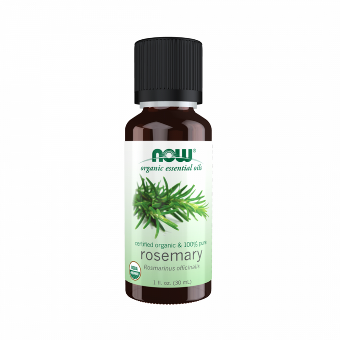 NOW Essential Oil Rosemary Organic & 100% Pure 30ml - The Health Shop
