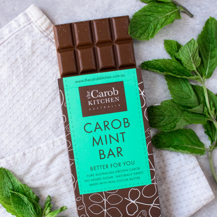 The Carob Kitchen Carob Mint Bar 80g - The Health Shop