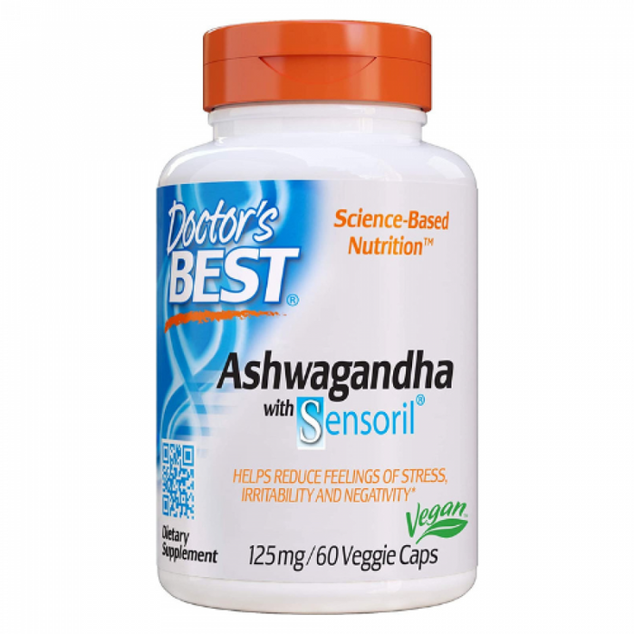 Doctor's Best Ashwagandha 125mg 60vcaps - The Health Shop