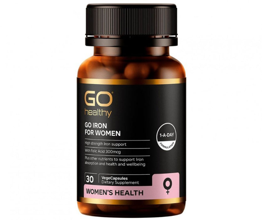GO Healthy Iron For Women 30vcaps - The Health Shop