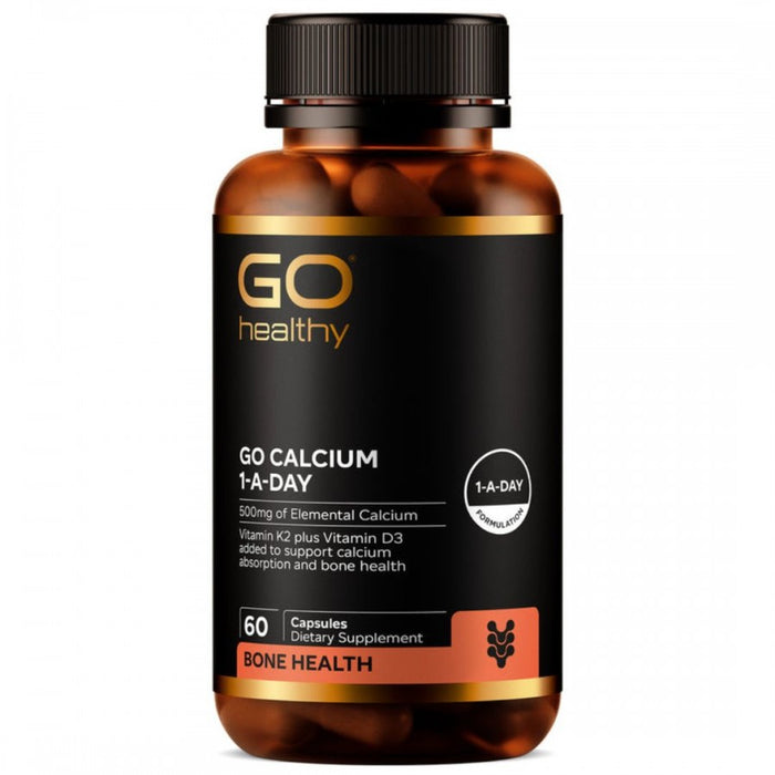 GO Healthy Calcium 1-A-Day 60vcaps - The Health Shop