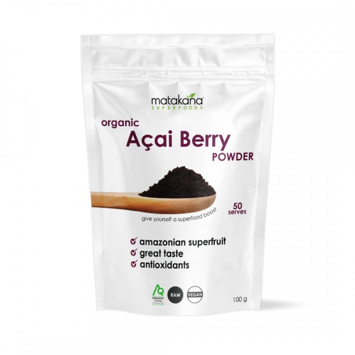 Matakana Superfoods Organic Açai Berry Powder 100g - The Health Shop