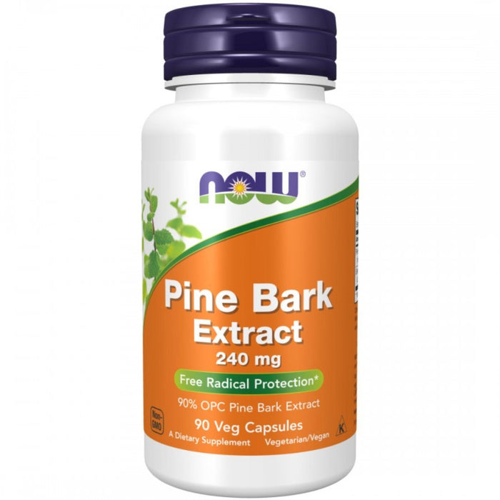 NOW Pine Bark Extract 240mg 90vcaps - The Health Shop