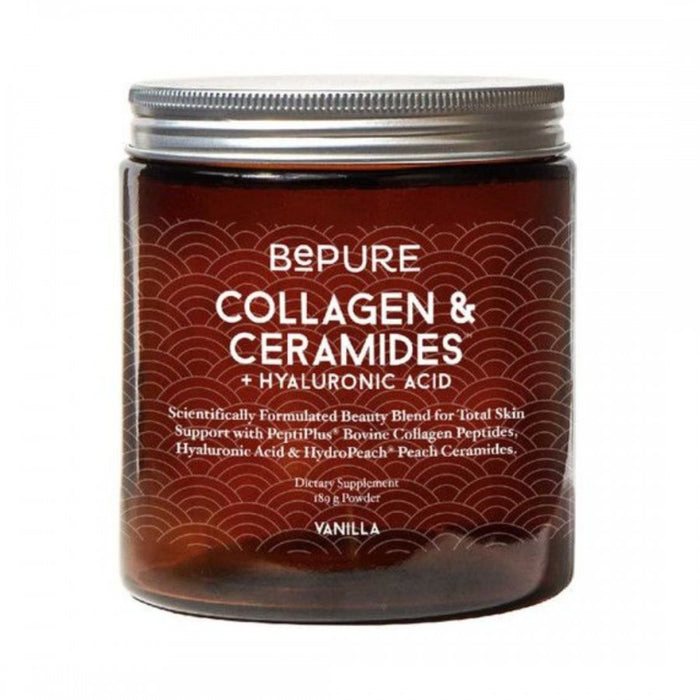 BePure Bovine Collagen & Ceramides + Hyaluronic Acid 189g Vanilla - The Health Shop