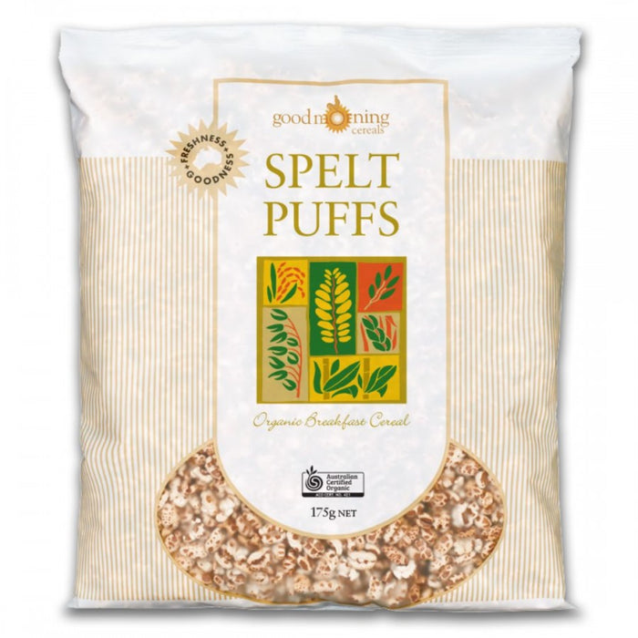 Good Morning Cereals Organic Spelt Puffs 175g - The Health Shop