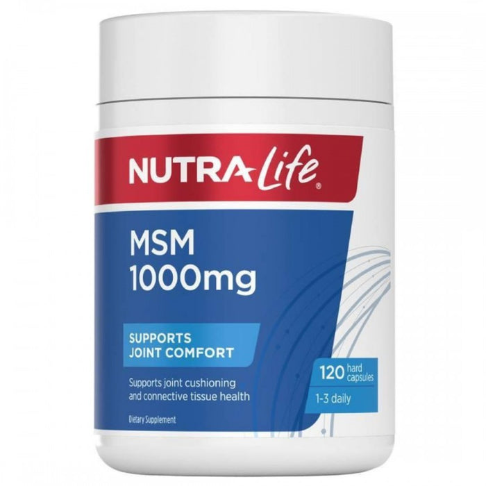 Nutra-Life MSM 1000mg 120caps - The Health Shop