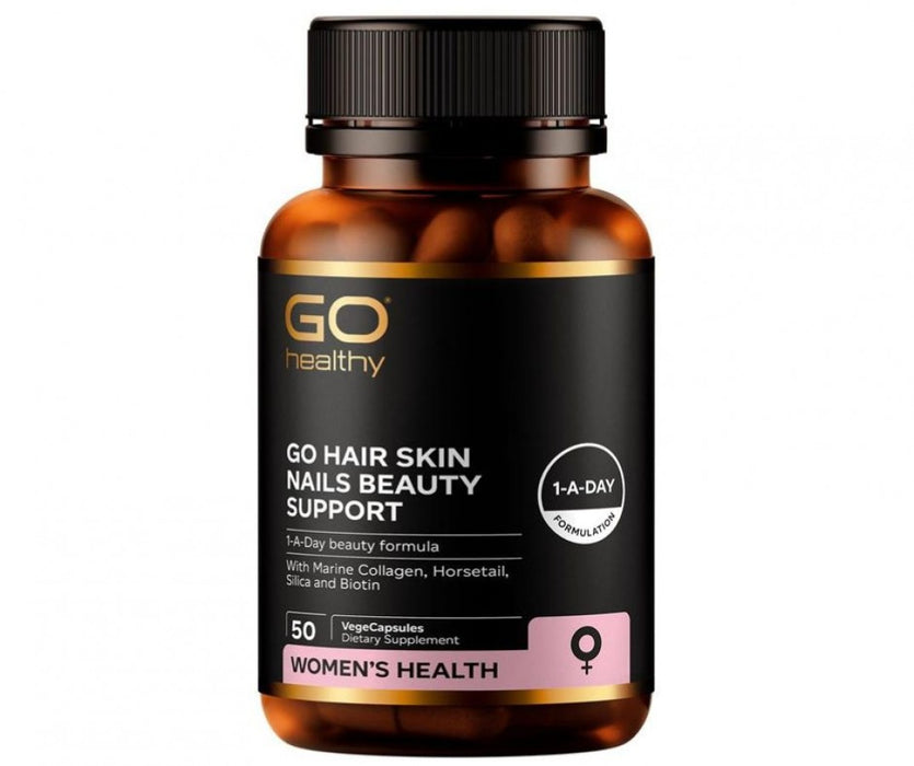GO Healthy Hair Skin Nails Beauty Support 50vcaps - The Health Shop