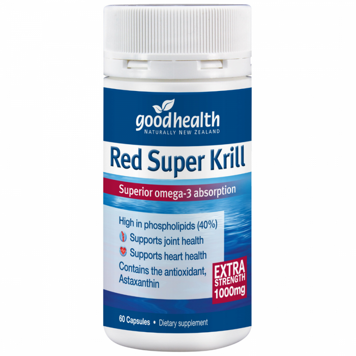 Goodhealth Red Super Krill 1000mg 60caps - The Health Shop