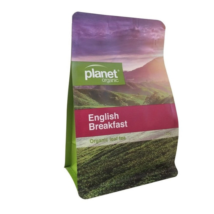 Planet Organic English Breakfast Tea 125g Leaf - The Health Shop