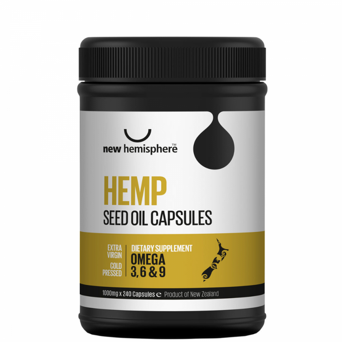 new hemisphere Hemp Seed Oil 240caps - The Health Shop