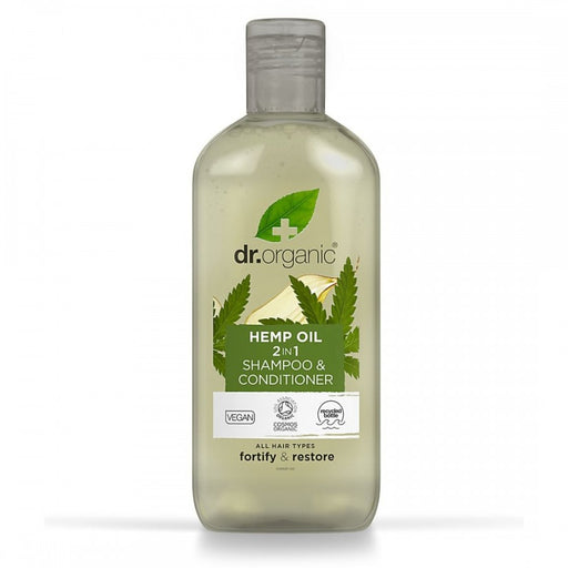 Dr.Organic Hemp Oil 2 in 1 Shampoo & Conditioner 265ml - The Health Shop