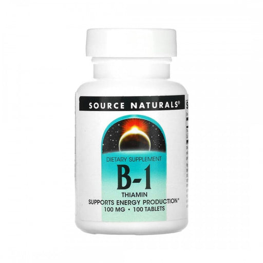 Source Naturals B-1 100mg 100tabs - The Health Shop
