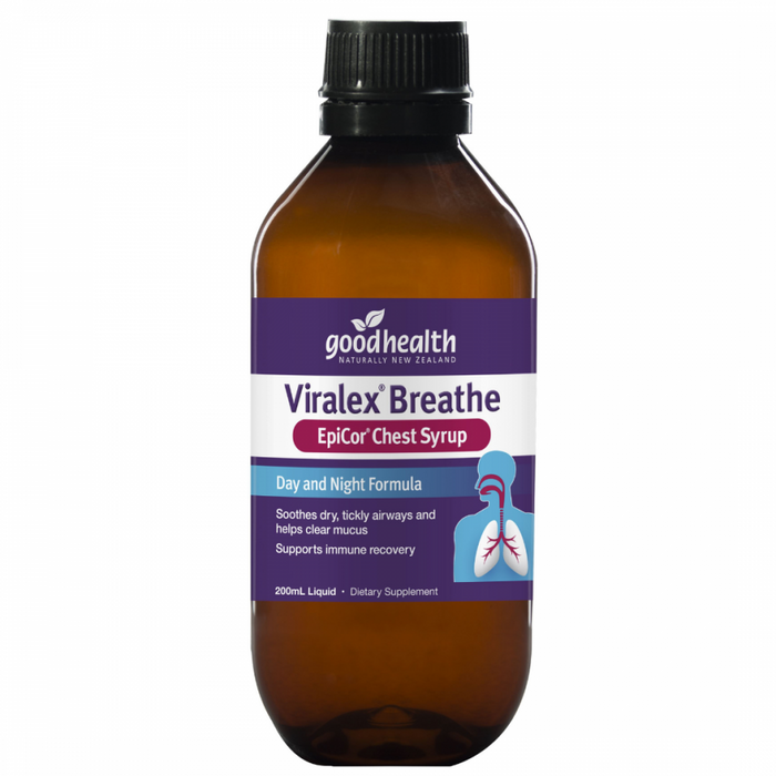 Goodhealth Viralex Breathe EpiCor Chest Syrup 200ml - The Health Shop