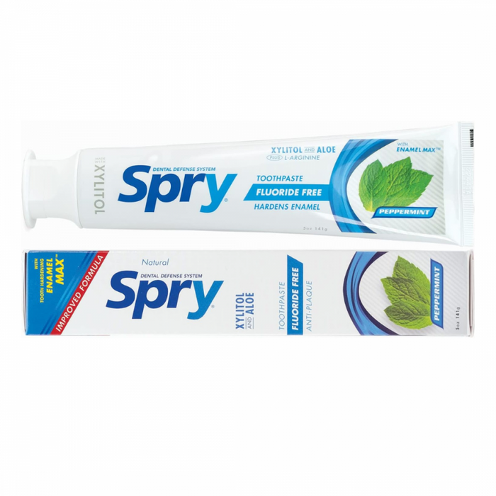 Spry Peppermint Xylitol Toothpaste - The Health Shop