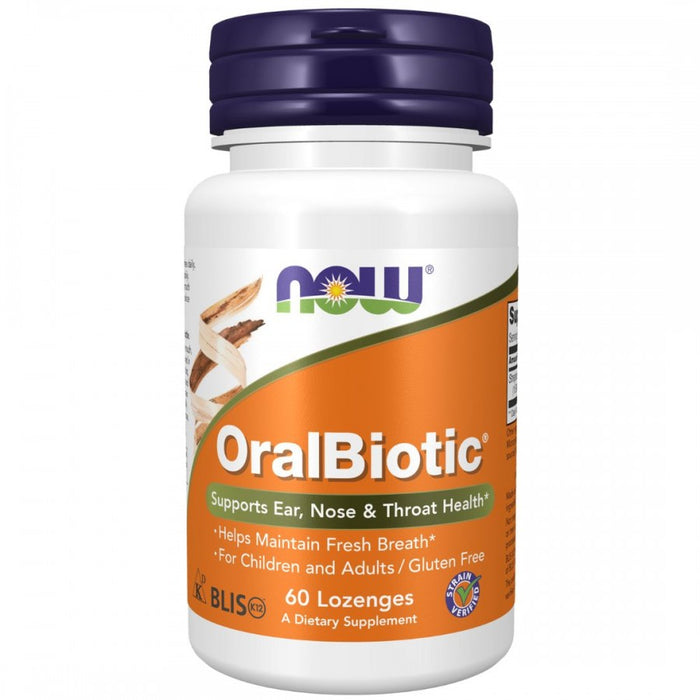 NOW OralBiotic 60 lozenges - The Health Shop