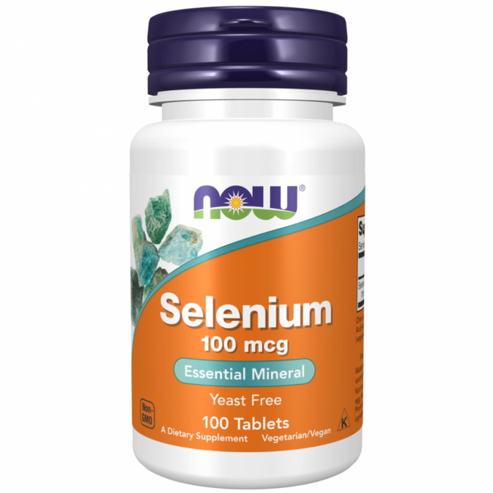 NOW Selenium 100mcg 100tabs - The Health Shop