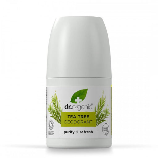 Dr.Organic Tea Tree Deodorant 50ml - The Health Shop