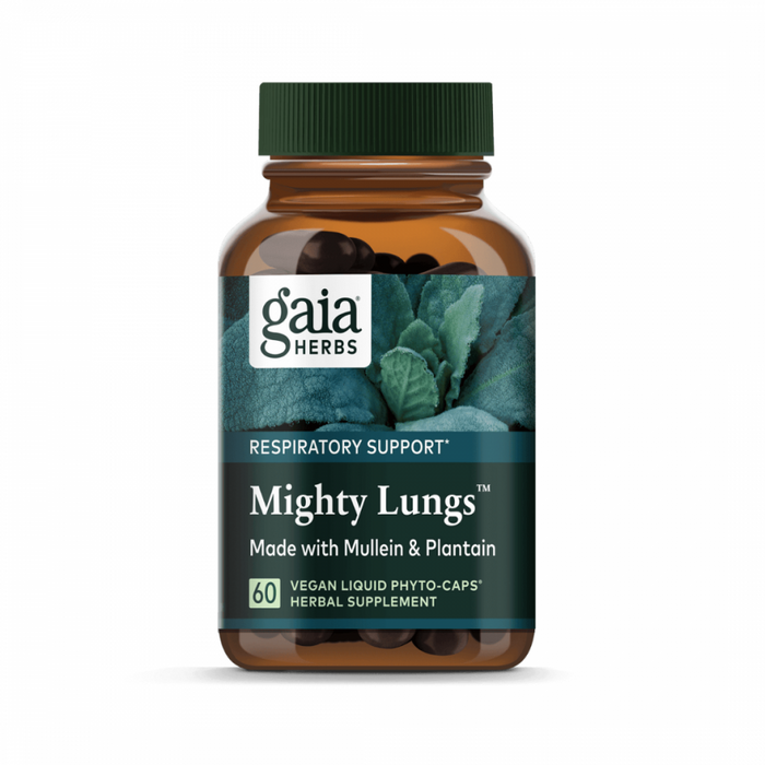 Gaia Herbs Mighty Lungs 60vcaps - The Health Shop